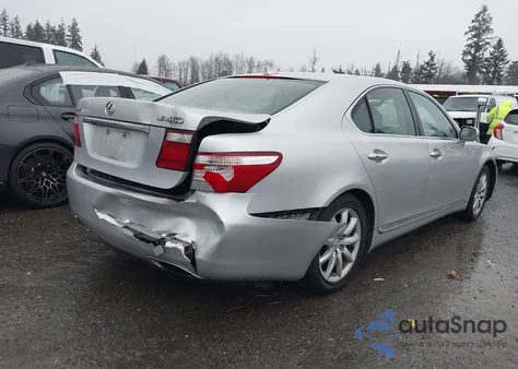 2008 Lexus Ls 460 из США, поврежденный, VIN JTHBL46F885060284